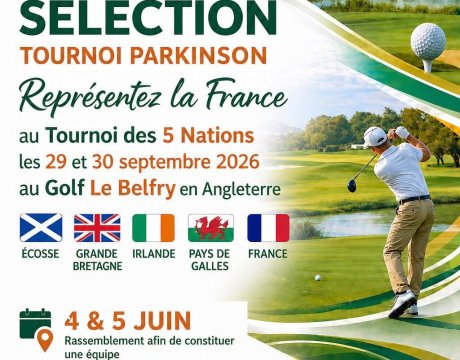 tournois, golf santé parkinson 