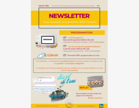 newsletter formation juillet 2023
