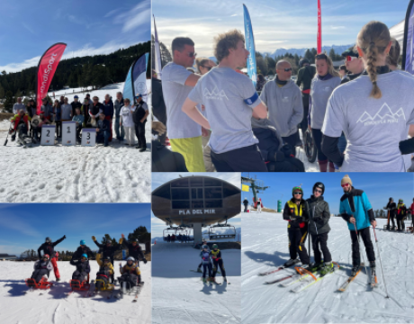 remonte la pente 2024 handisport ski Les Angles