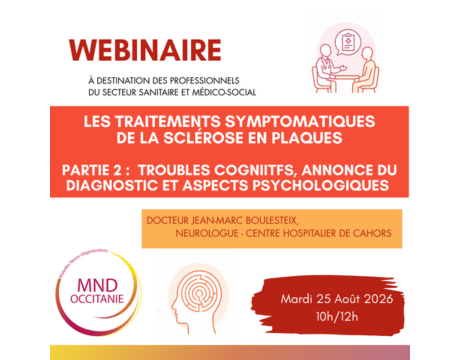 webinaire, Sclérose en Plaques 