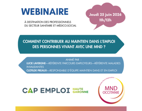 webinaire, cap emploi, MND 