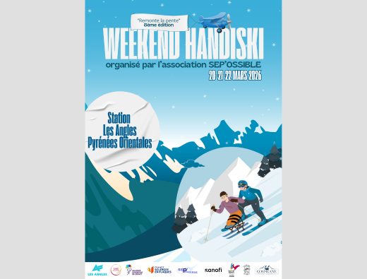 remonte la pente handisport ski Les Angles station