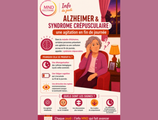 info du jeudi, Alzheimer, syndrome crépusculaire 