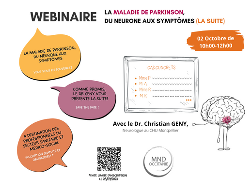 Webinaire : Cas concrets dans la Maladie de Parkinson